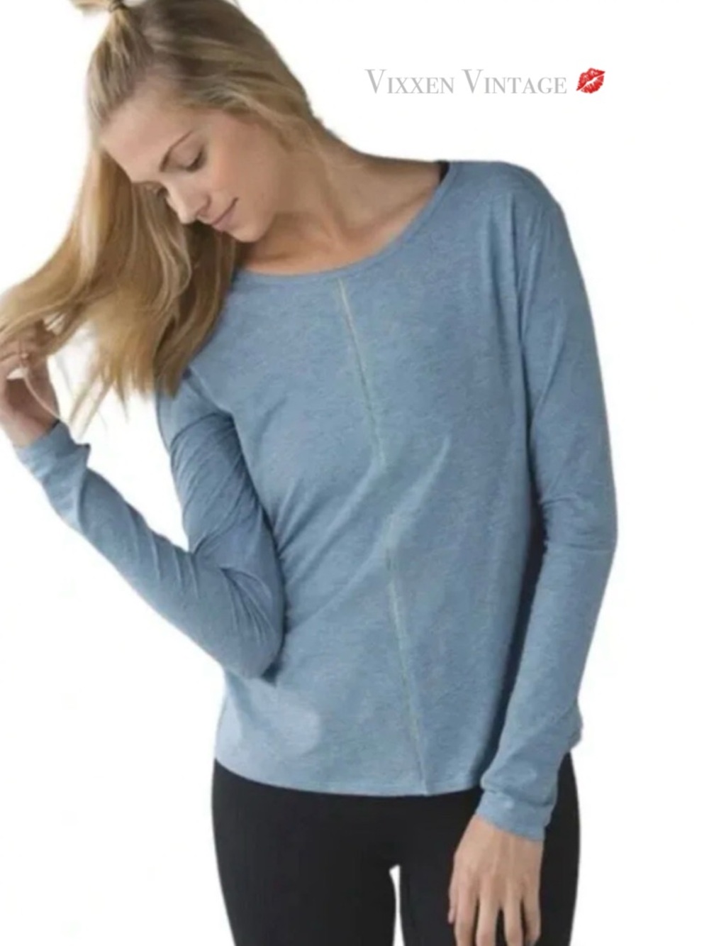 LULULEMON 'SUPERB LONG-SLEEVE SHIRT HIP LENGTH' IN HEATHERED GREY